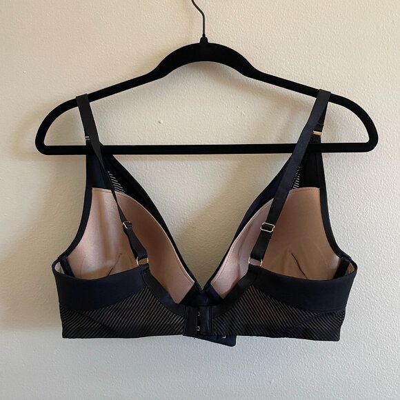 NWOT ThirdLove Shadow Stripe Plunge Bra - Picture 3 of 3